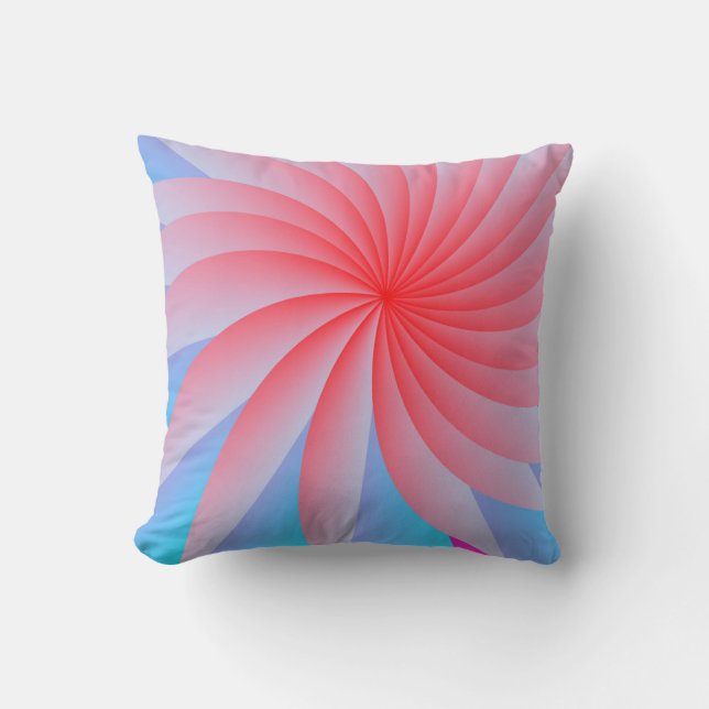 Pink Passion Throw Pillow (Front)