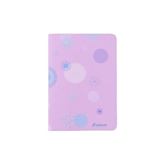 Pink Passport Holder with "Star" design