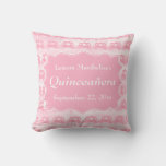 Pink Pastel Carriages Quinceanera Throw Pillow at Zazzle