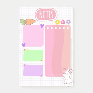 Pink Pastel Kawaii Notes