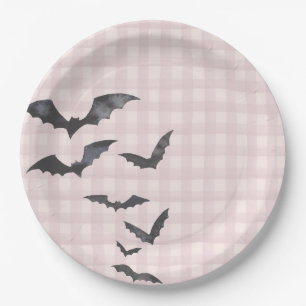 Pink Pastel Little Boo Ghost Birthday Dessert Paper Plates