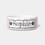 Pink Pastel Stripes Personalized Dog Cat Pet<br><div class="desc">These Pet products encompass a wide range of items designed to cater to the needs and well-being of pets. These products are essential for pet care,  comfort,  and enjoyment</div>