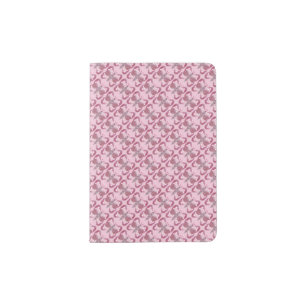 Pink Patchwork Butterfly Passport Holder