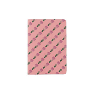 Pink Patchwork Tulip Passport Holder