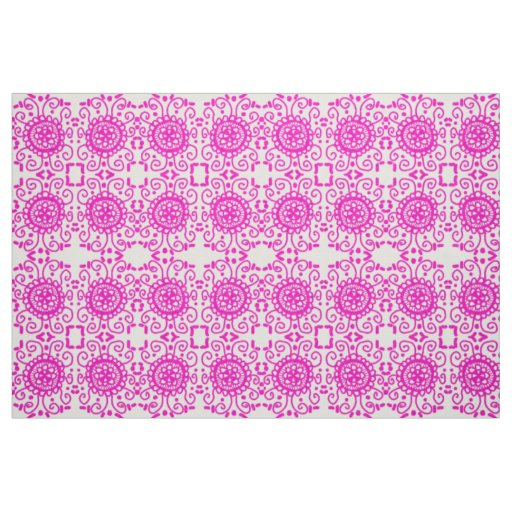 pink pattern fabric