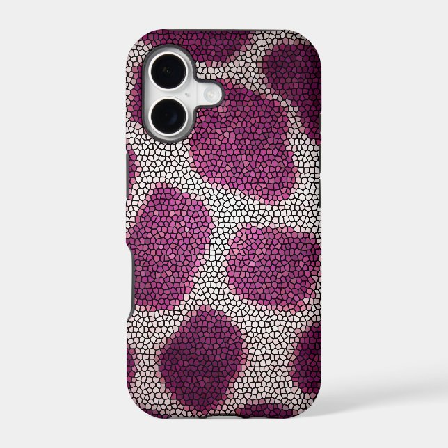 Pink pattern iphone case (Back)