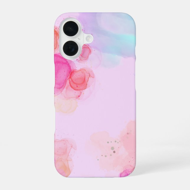 Pink pattern iphone case (Back)