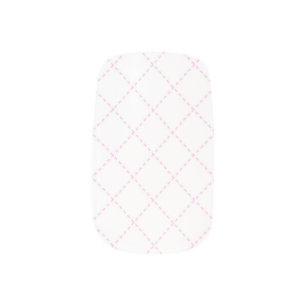 Pink pattern nail art
