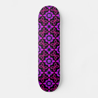 Pink Pattern Skateboard Deck