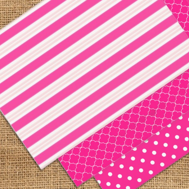 Pink Patterned Wrapping Paper Sheets (Creator Uploaded)