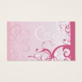 Pink patterns Profile Card (Back)