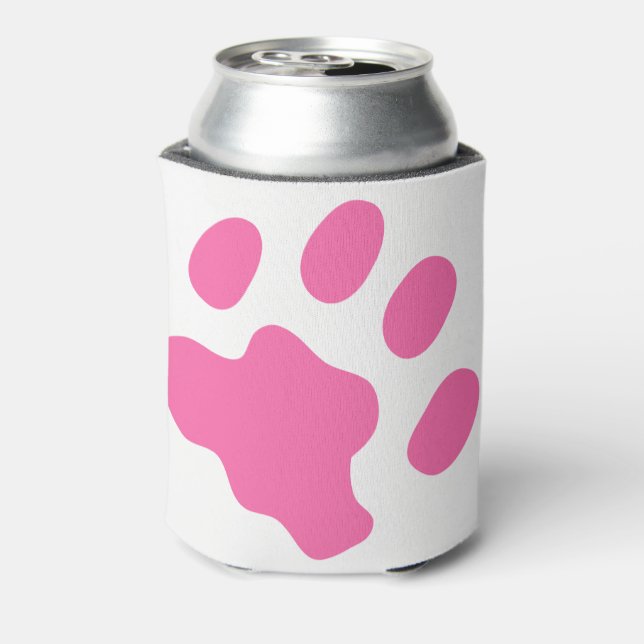 Pink Paw Custom Can Cooler (Can Back)