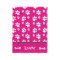 Pink Paw Print Blanket Great for Dogs