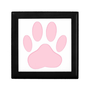 Pink Pawprint Gift Box