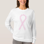 Pink Pawprint Ribbon T-Shirt