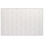 Pink Pawprint Support Ribbon Fabric