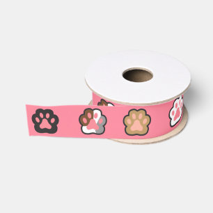 Pink Paws Ribbon