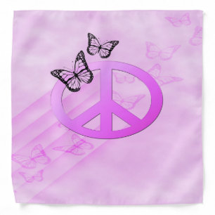 Pink Peace Bandana