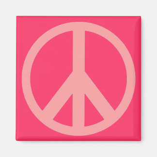 Pink Peace Magnet