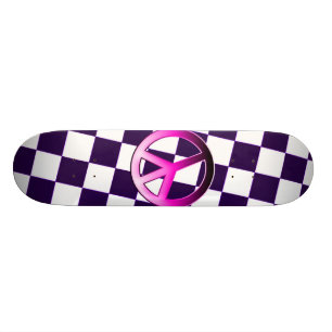 Pink Peace Skateboard Deck