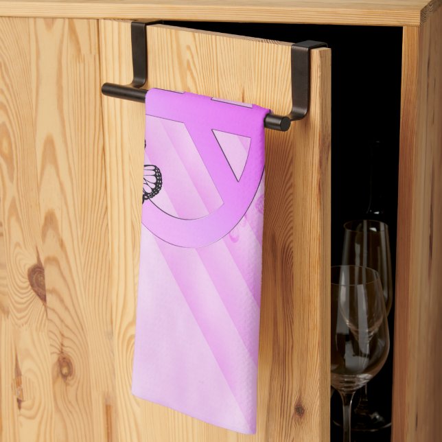 Pink Peace Towel (Thirds Fold)