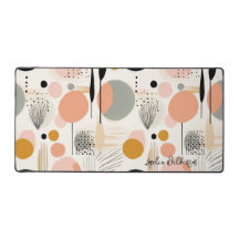 Pink Peach Aesthetic Modern Abstract