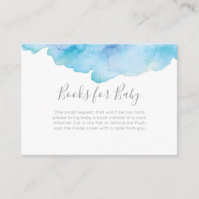 Pink Peach Books for baby Baby Shower Insert Card (Front)