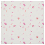 Pink Peach Rose Petals Fabric