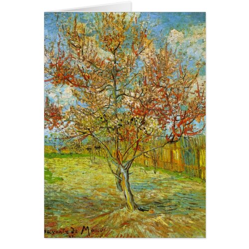 Pink Peach Tree in Blossom by Vincent van Gogh