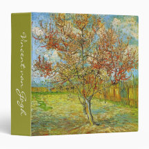 Pink Peach Tree in Blossom. Vincent van Gogh.