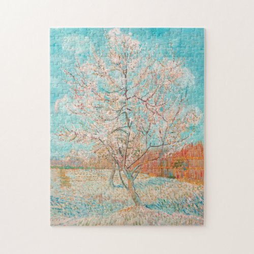 Pink Peach Tree Vincent van Gogh Jigsaw Puzzle
