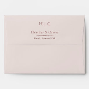 Pink Pearl Botanical Envelope