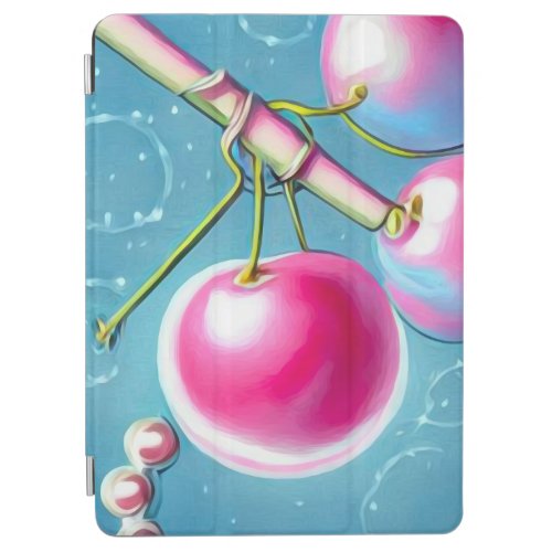 Pink Pearl Cherries iPad Air Cover