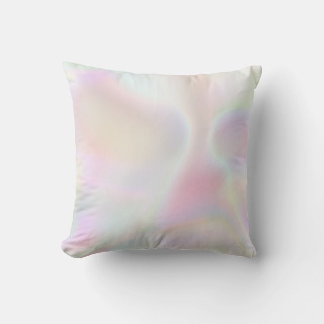 Pink Pearl Opal  Throw Pillow (Front)