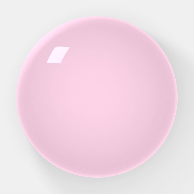 Pink Pearl Paperweight (Front)