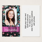 Pink pearl photo template (Front & Back)