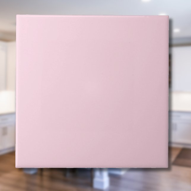 Pink Pearl Solid Color | Classic Elegant Ceramic Tile (Creator Uploaded)