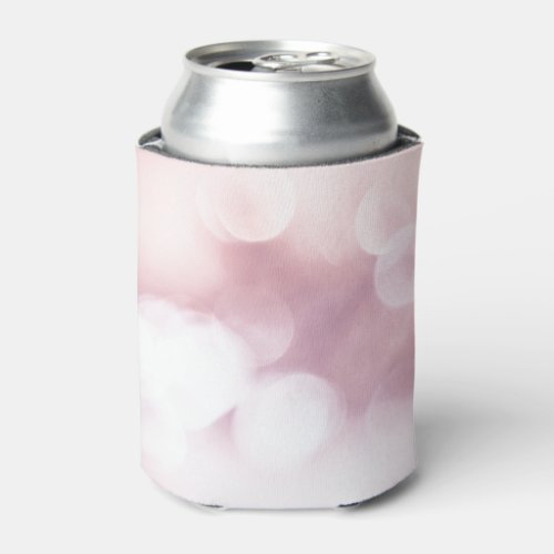 Pink Pearlescent Look Rose Gold Abstract  Can Cooler