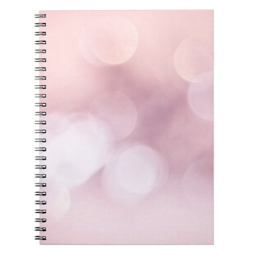 Pink Pearlescent Look Rose Gold Abstract  Notebook
