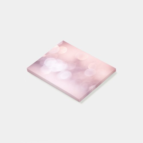 Pink Pearlescent Look Rose Gold Abstract  Post_it Notes