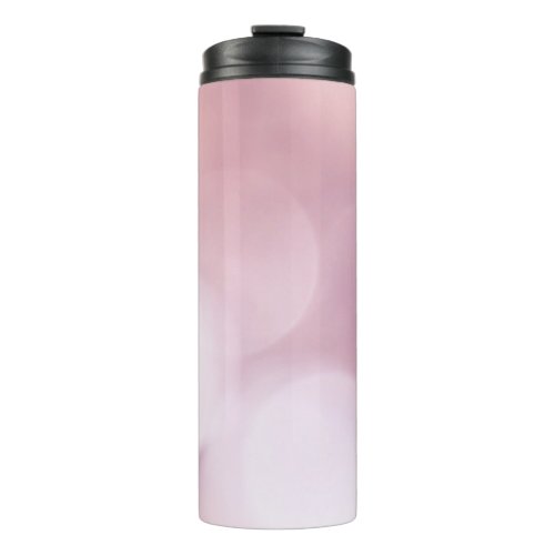 Pink Pearlescent Look Rose Gold Abstract  Thermal Tumbler