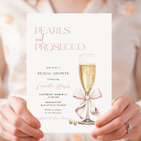 Pink Pearls & Prosecco Minimal Bridal Shower