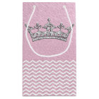 Pink Pearly Personalized Princess Gift Bags