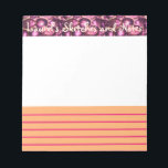 Pink Pebbled Glam small sketch and note pad<br><div class="desc">Work out your creative ideas on this 5.5x6 pad. Sketch and take lined notes on your project,  or use it as a creative diary!</div>