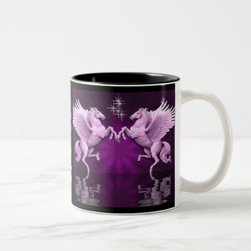 Pink Pegasus Reflections Coffee Mug