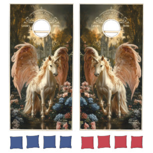 Pink Pegasus Woodland Floral Fantasy Lawn Game