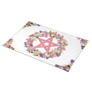 Pink Pentacle Place Mats