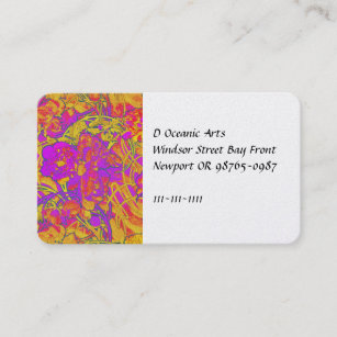 Pink Peonies Business Card