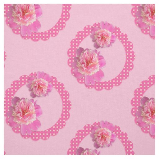 Pink Peonies Fabric