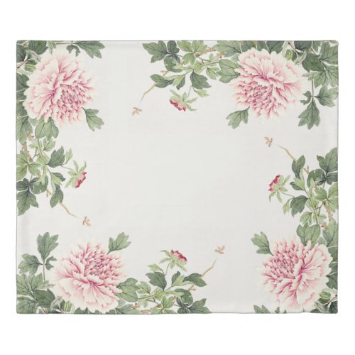 Pink Peonies King Size Duvet cover